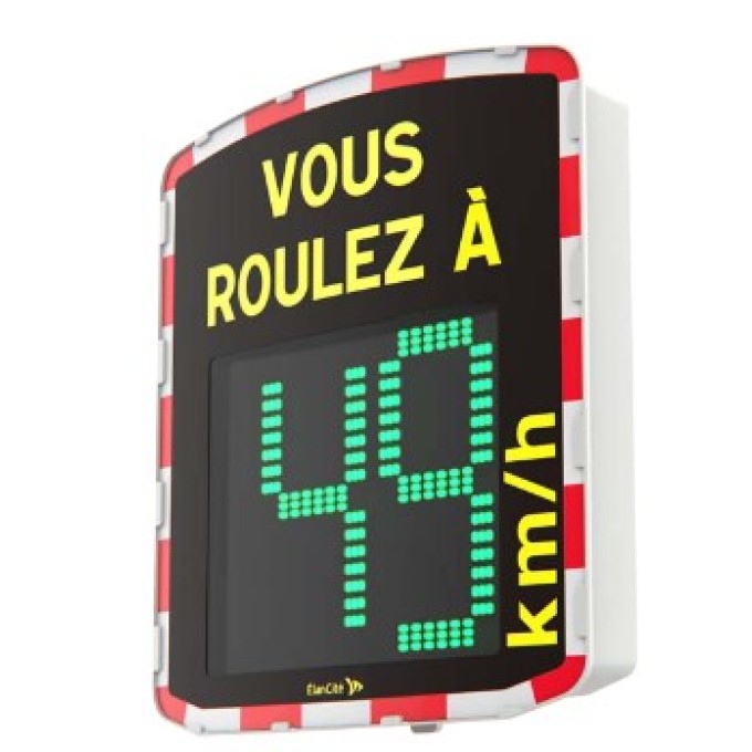 Indicator afisare viteza radar incorporat alimentare hibrida Semn avertizare alte pericole